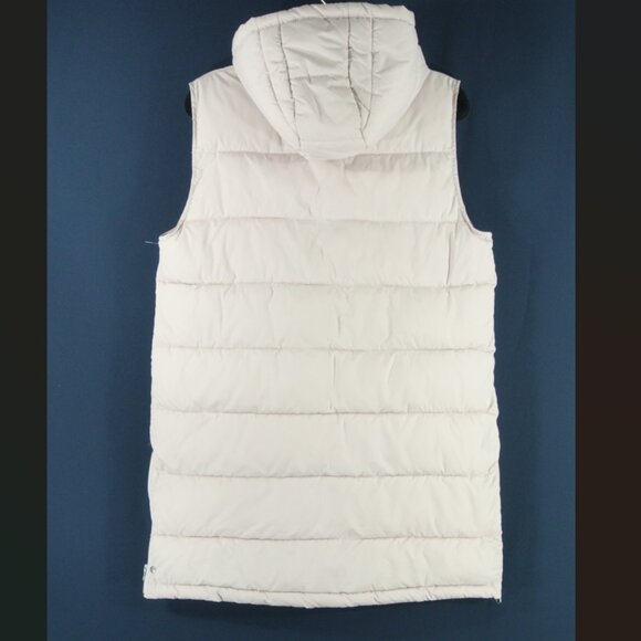 NEW ZELLA Long Hooded Puffer Vest In Pink Hush SZ S#2885 - Picture 6 of 12